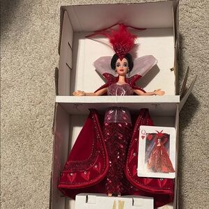 Red Queen of Hearts Doll Bob Mackie original NIB